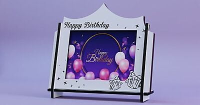 Birthday Bonanza Happy Birthday Frame (VGFRHBD002)