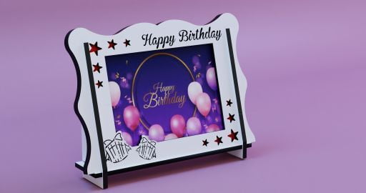 Party Perfect Happy Birthday Frame (VGFRHBD004)