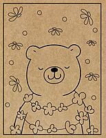 Bear Engraved Canvas