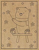 Bear Engraved Canvas