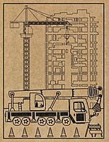 Construction Engraved Canvas