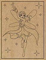 Fairy Engraved Canvas