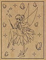 Fairy Engraved Canvas