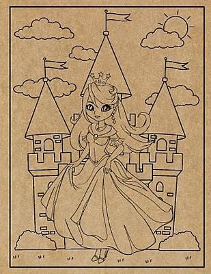 Princesses Engraved Canvas